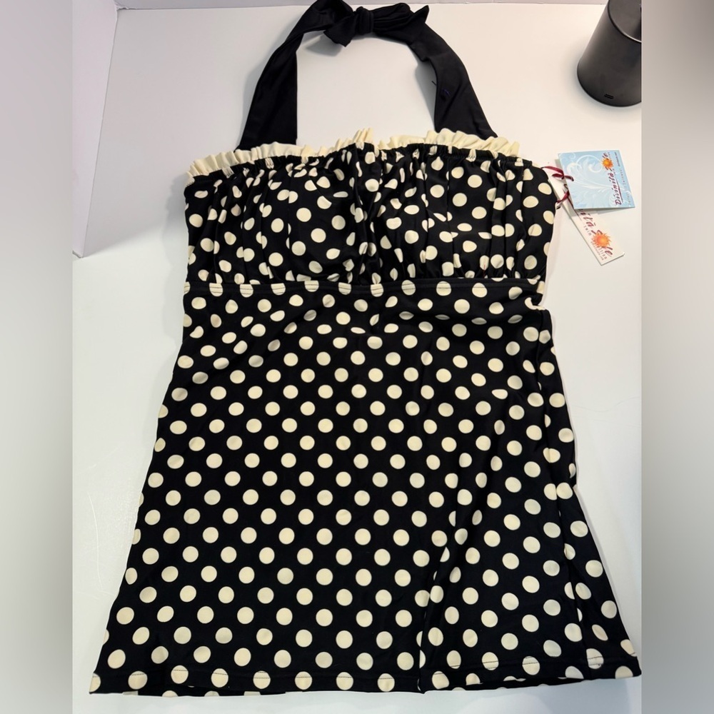 Divinita Sole polk a dot Tankini large
